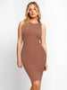 Load image into Gallery viewer, Built-In Shapewear Crew Neck Sleeveless Midi Lounge Dress - Beauty You