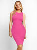 Load image into Gallery viewer, Built-In Shapewear Crew Neck Sleeveless Midi Lounge Dress - Beauty You